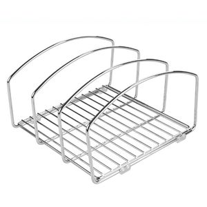 Interdesign 8 in. Chrome Cookware Organizerimage