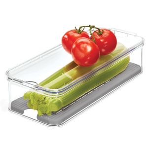 Interdesign Crisp Produce Clear Plastic Fridge Binimage