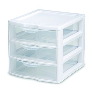 Sterilite Small 3-Drawer Storage Organizerimage