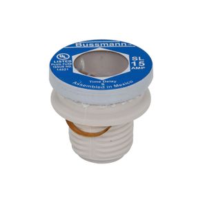 Bussmann 15 Amp Time Delay Rejection Base Plug Fuseimage