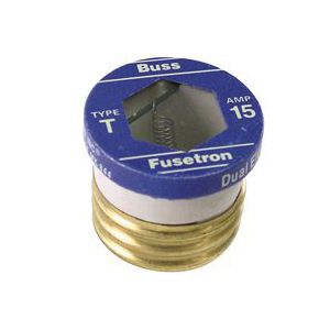 Bussmann 15 Amp Time Delay Edison Base Plug Fuseimage