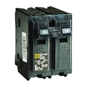 Square D Homeline 20 A 2-Pole 1 in. Circuit Breakerimage