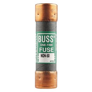 Bussmann 50 Amp One-Time Ferrule Cartridge Fuseimage