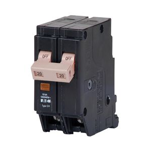 Cutler-Hammer 20 Amp 2-Pole Type CHF Circuit Breakerimage