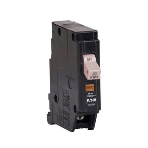 Cutler-Hammer 3/4 in. 20 Amp 1-Pole Type CH Circuit Breakerimage