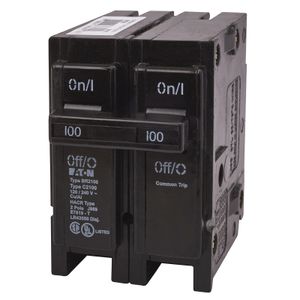 Cutler-Hammer 100 Amp 2-Pole Type BR Circuit Breakerimage