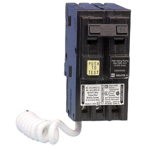 Square D Homeline 50 Amp 2-Pole GFCI Circuit Breakerimage