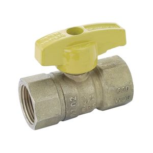 Brass Craft 1/2 in. Female Gas Ball Valve with Lever Handleimage