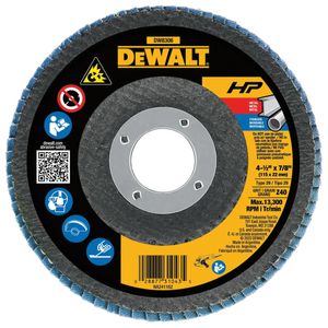 DEWALT 4-1/2 in. x 7/8 in. 40 Grit Flap Discimage