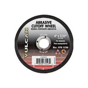 Vulcan 4 in. x 3/32 in. Type 1 Abrasive Cut-Off Wheelimage