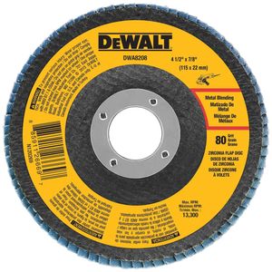 DeWALT 4-1/2 in. x 7/8 in. 80 Grit Zirconia Flap Discimage