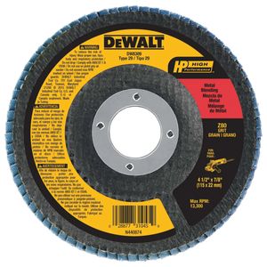 DEWALT 4-1/2 in. x 7/8 in. 80 Grit Flap Discimage