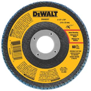 DEWALT 4-1/2 in. x 7/8 in. 60 Grit Zirconia Flap Discimage