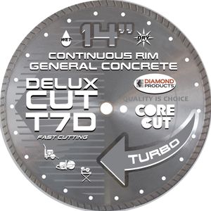 Diamond Products 4 in. x 5/64 in. x 7/8 in. Turbo Circular Bladeimage