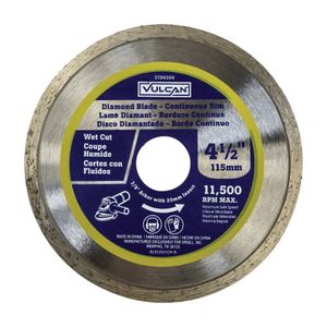 Vulcan 4-1/2 in. Continuous Rim Diamond Bladeimage
