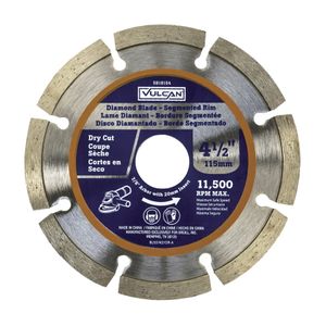 Vulcan 4-1/2 in. Segmented Rim Diamond Bladeimage
