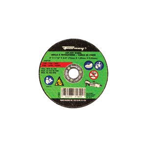 Forney 3 in. x 1/16 in. x 3/8 in. Metal Cut-Off Wheelimage
