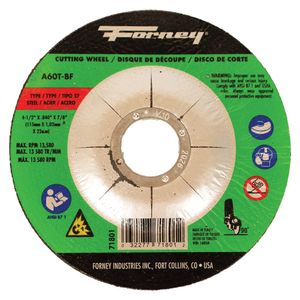 Forney 4-1/2 in. x 0.04 in. Type 27 Cut-Off Wheelimage