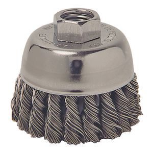 Weiler 3 in. Extra-Coarse Knotted Wire Cup Brushimage