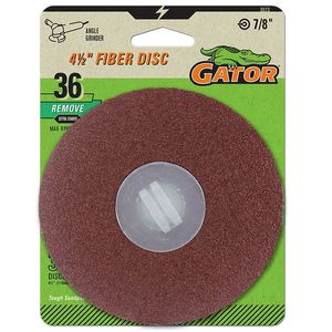 Gator 4-1/2 in. 36 Grit Fiber Disc, 3-Packimage