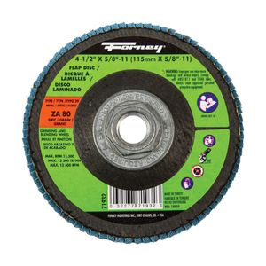 Forney 4-1/2 in. Type 29 80-Grit Flap Discimage