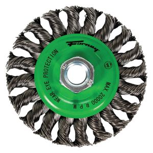 Forney 4 in. Twist Knot Wire Wheel Brushimage