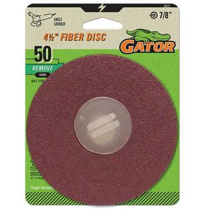 Gator 4-1/2 in. 50 Grit Fiber Disc, 3-Packimage