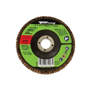 Forney 4 in. x 5/8 in. 36 Grit Type 29 Flap Discimage