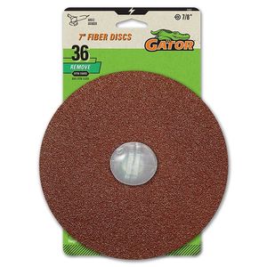 Gator 7 in. 36 Grit Fiber Disc, 3-Packimage