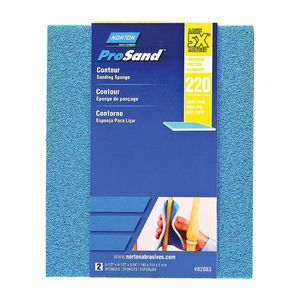 Norton 5-1/2 in. x 4-1/2 in. 220 Grit Contour Sanding Spongeimage