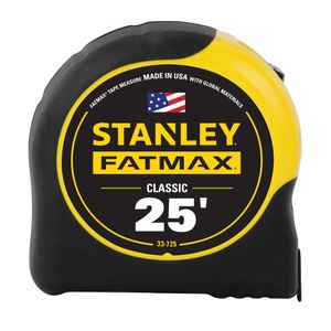 Stanley 1-1/4 in. x 25 ft. FatMax Tape Measureimage
