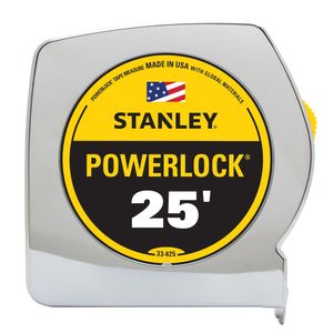 Stanley 1 in. x 25 ft. PowerLock Tape Measureimage