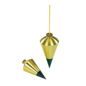 Stanley 8 oz. Solid Brass Cone Plumb Bobimage