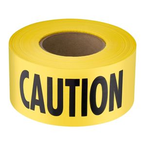 Empire 3 in. x 1,000 ft. Yellow Caution Barricade Tapeimage