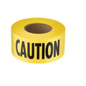 Empire 3 in. x 300 ft. Yellow Caution Barricade Tapeimage