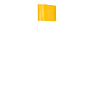 Empire 2-1/2 in. x 3-1/2 in. x 21 in. Yellow Stake Flagimage