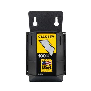 Stanley 2-7/16 in. Heavy Duty Utility Knife Blades with Dispenser, 100-Pieceimage