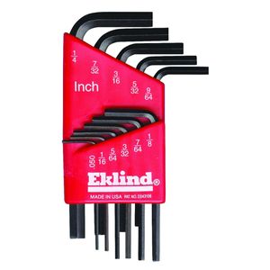 Eklind Tool 11-Piece SAE Short Arm Hex Key Setimage