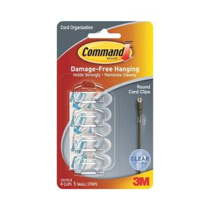 Command Clear Round Cord Clipimage