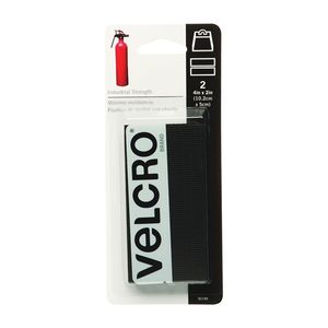 VELCRO Brand 2 in. x 4 in. Black Hook and Loop Fastener Stripsimage