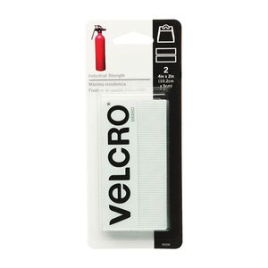 Velcro Brand 2 in. x 4 in. White Hook and Loop Fastener Stripsimage
