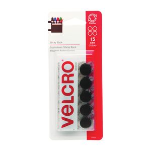 Velcro Brand 5/8 in. Black Coin Hook and Loop Fastenerimage