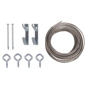 ProSource 30 lb. Zinc-Plated Picture Hanging Kitimage