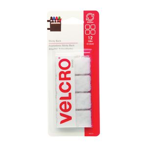 Velcro Brand 7/8 in. Square White Hook and Loop Fastenerimage