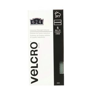 Velcro Brand 1 in. x 4 in. Titanium Hook and Loop Fastener Stripimage