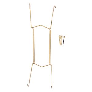 ProSource 11 in. x 18 in. Polished Brass Plate Hangerimage