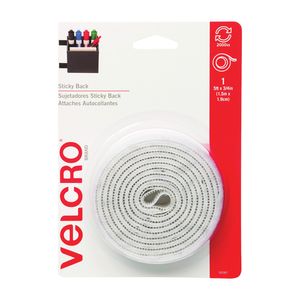 Velcro Brand 3/4 in. x 5 ft. White Hook and Loop Fastenerimage
