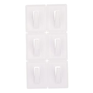 ProSource White Plastic Adhesive Utility Hookimage