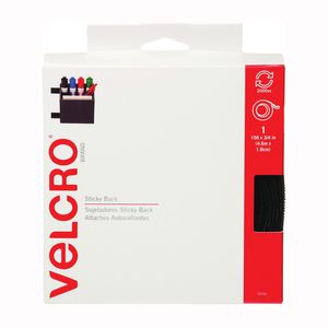 Velcro Brand 3/4 in. x 15 ft. Black Hook and Loop Fastenerimage