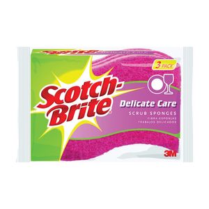 Scotch-Brite Delicate Duty Scrub Sponge, 3-Packimage